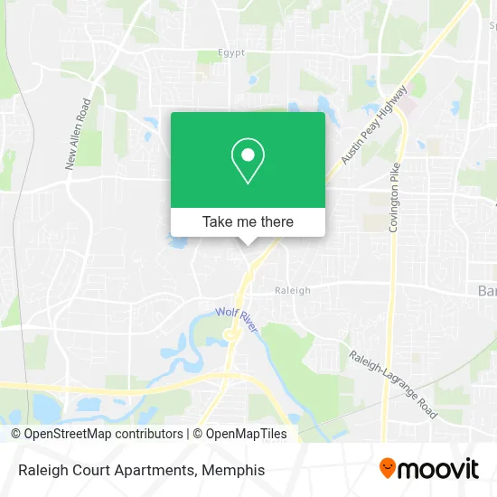 Raleigh Court Apartments map