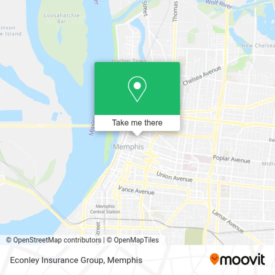 Econley Insurance Group map