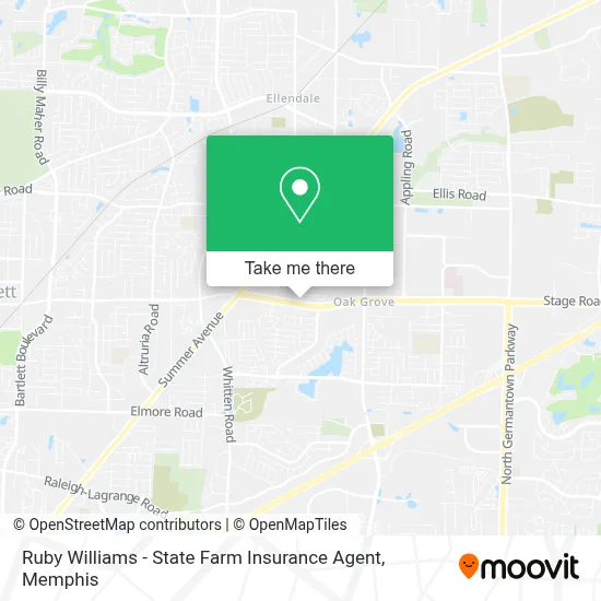 Ruby Williams - State Farm Insurance Agent map