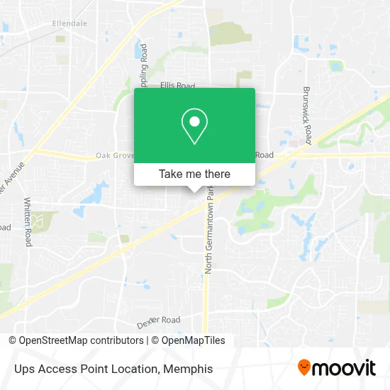 Ups Access Point Location map