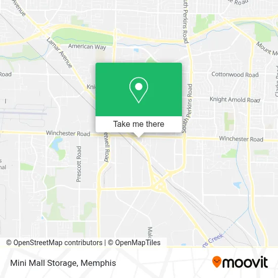 Mini Mall Storage map