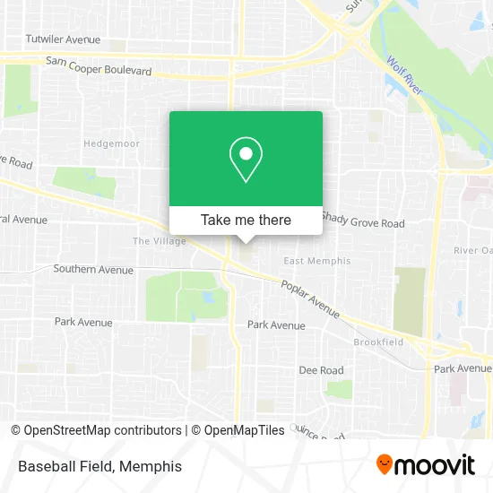 Baseball Field map