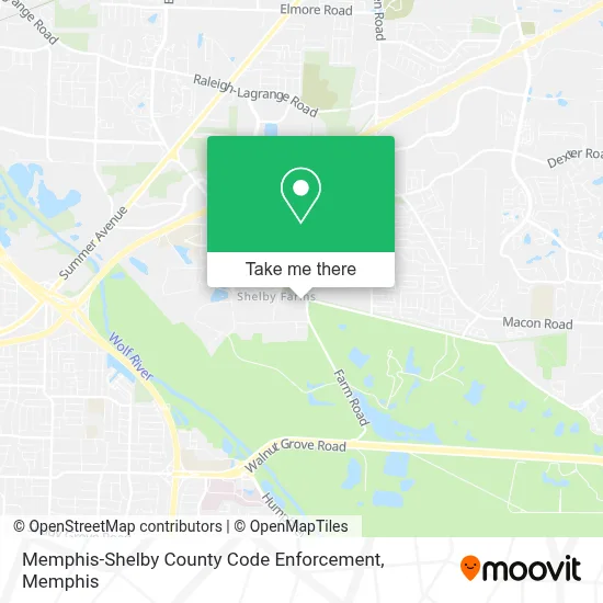 Memphis-Shelby County Code Enforcement map