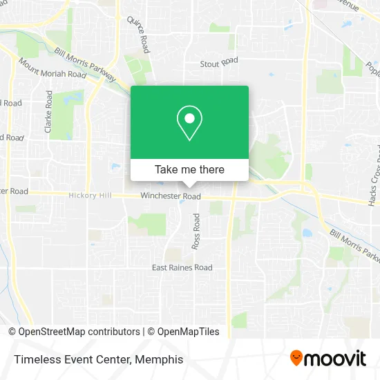 Timeless Event Center map