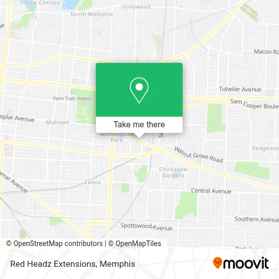Red Headz Extensions map