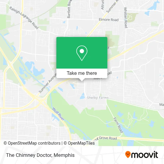 The Chimney Doctor map