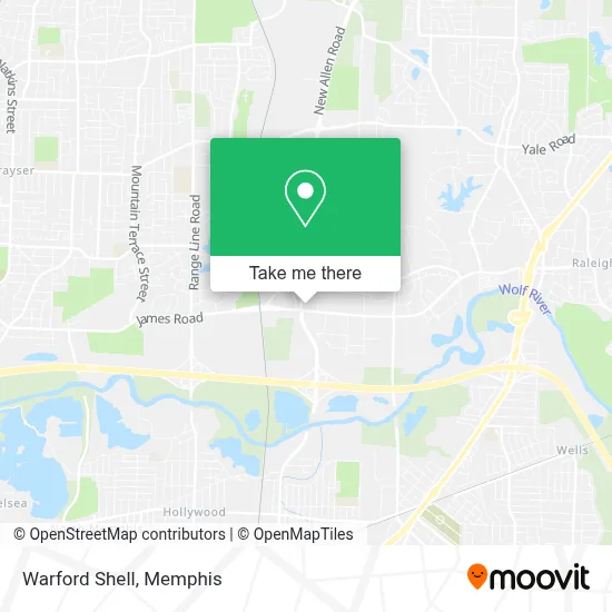 Warford Shell map