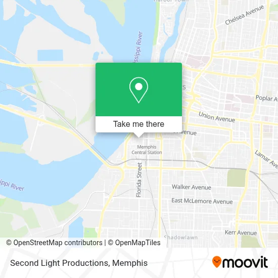 Second Light Productions map