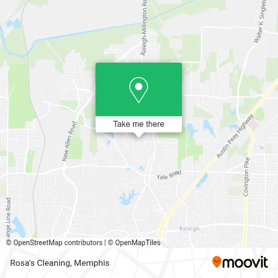 Rosa's Cleaning map