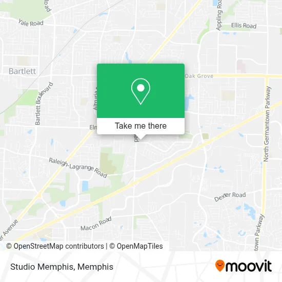 Studio Memphis map