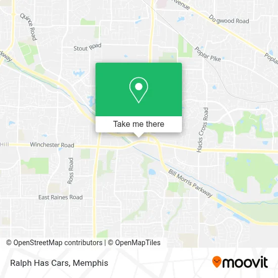 Ralph Has Cars map