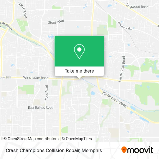 Crash Champions Collision Repair map