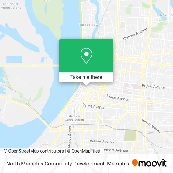 North Memphis Community Development map