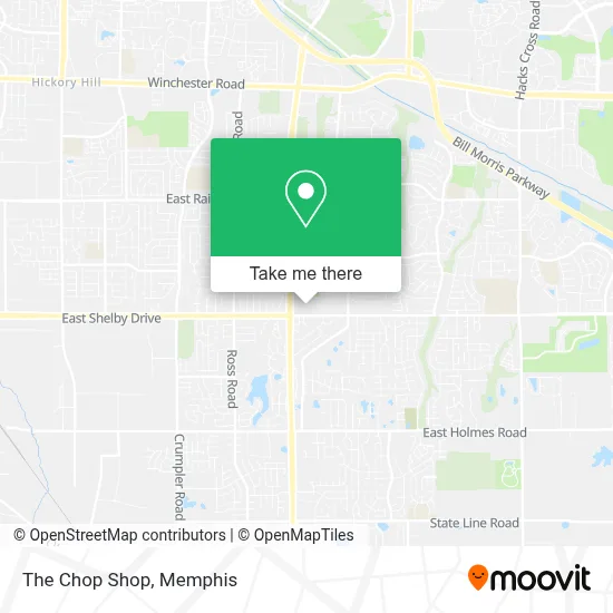 The Chop Shop map