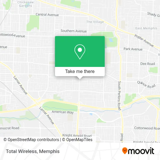 Total Wireless map