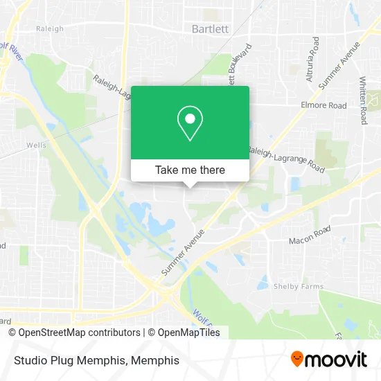 Studio Plug Memphis map