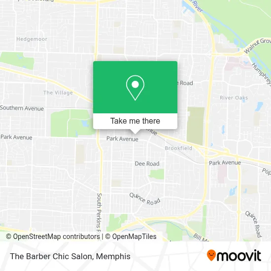 The Barber Chic Salon map