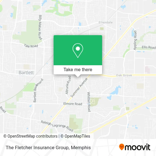 The Fletcher Insurance Group map