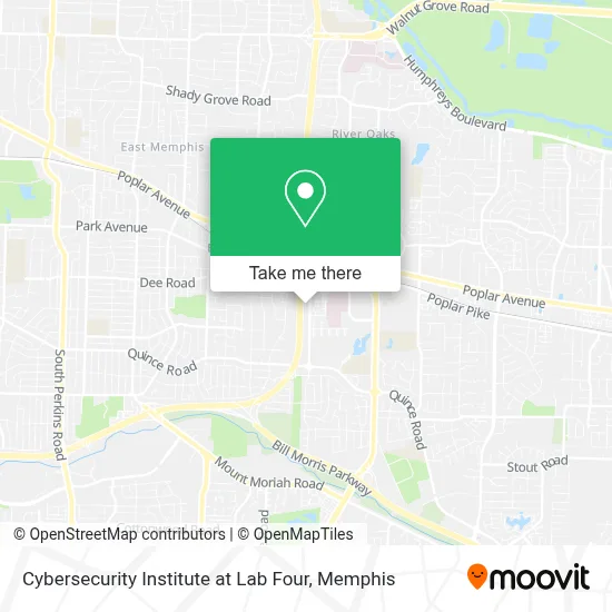 Cybersecurity Institute at Lab Four map