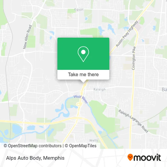 Alps Auto Body map