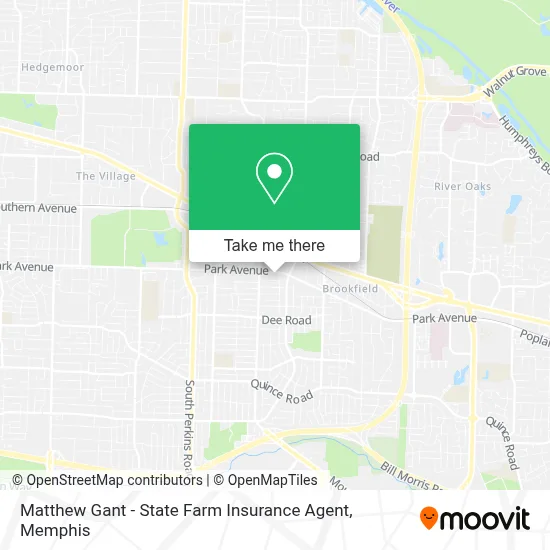 Matthew Gant - State Farm Insurance Agent map