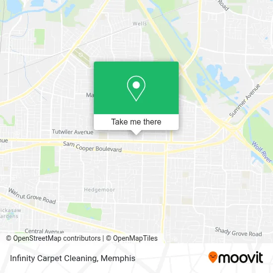 Infinity Carpet Cleaning map