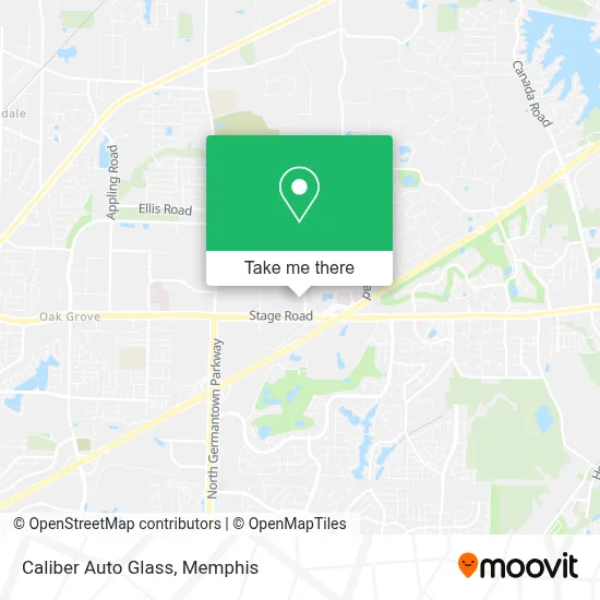 Caliber Auto Glass map