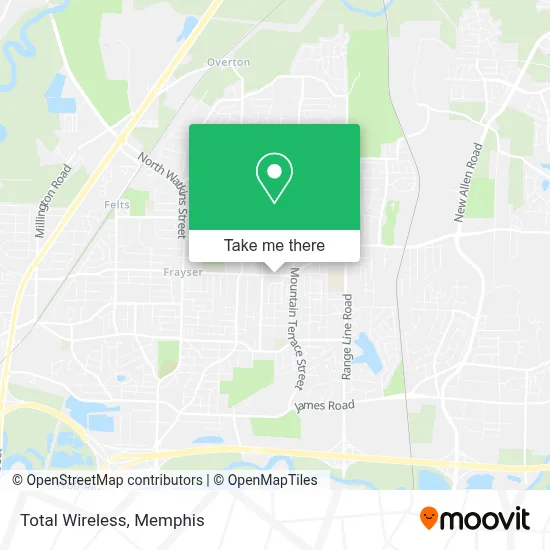Total Wireless map