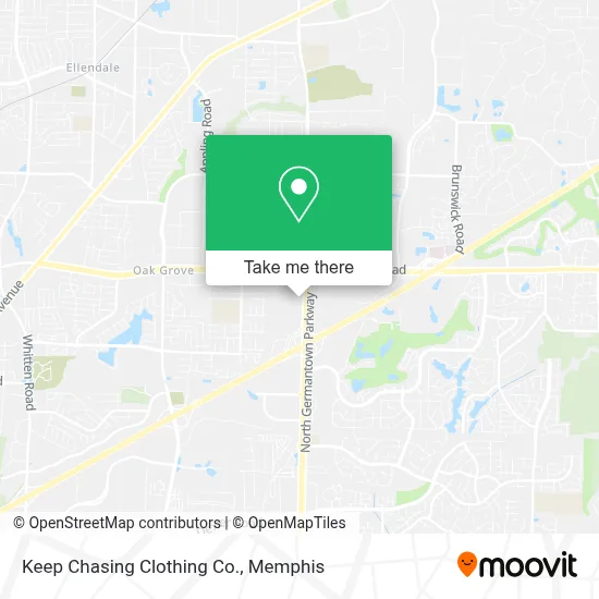 Keep Chasing Clothing Co. map