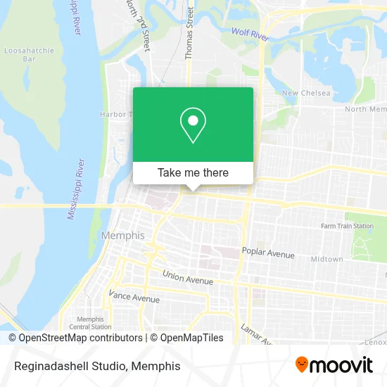 Reginadashell Studio map