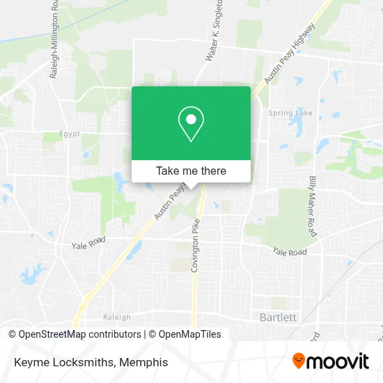 Keyme Locksmiths map