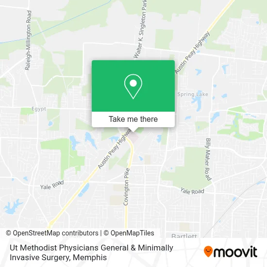 Ut Methodist Physicians General & Minimally Invasive Surgery map