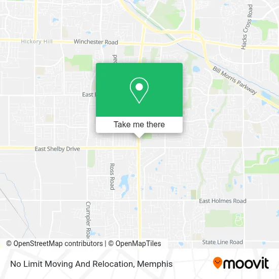 No Limit Moving And Relocation map