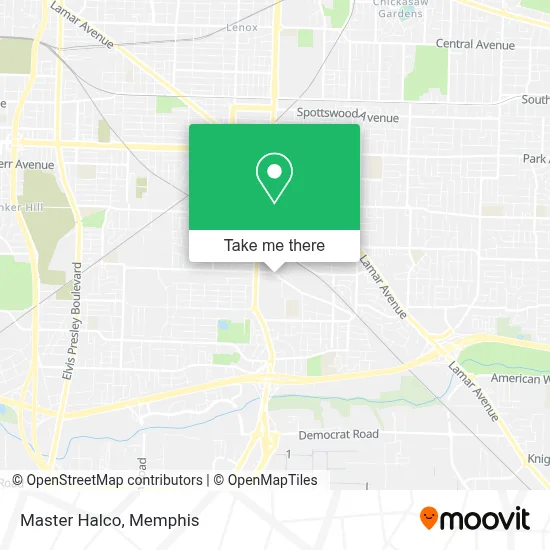 Master Halco map