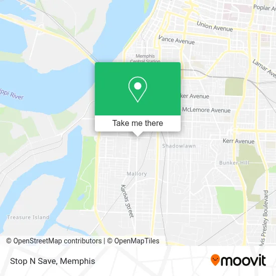 Stop N Save map
