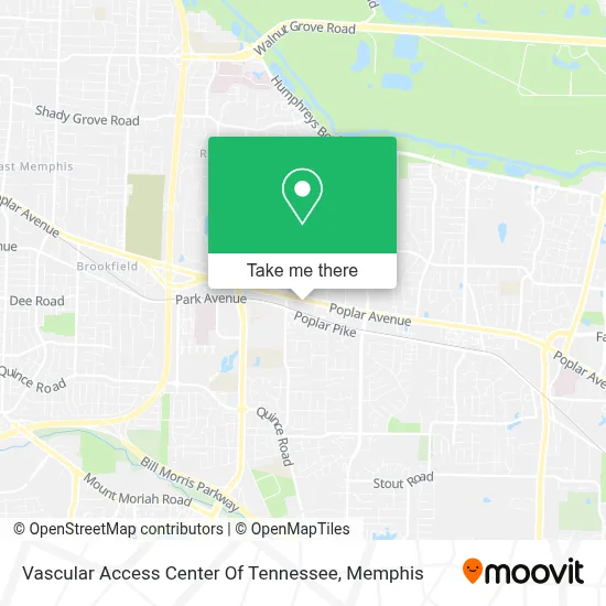 Vascular Access Center Of Tennessee map