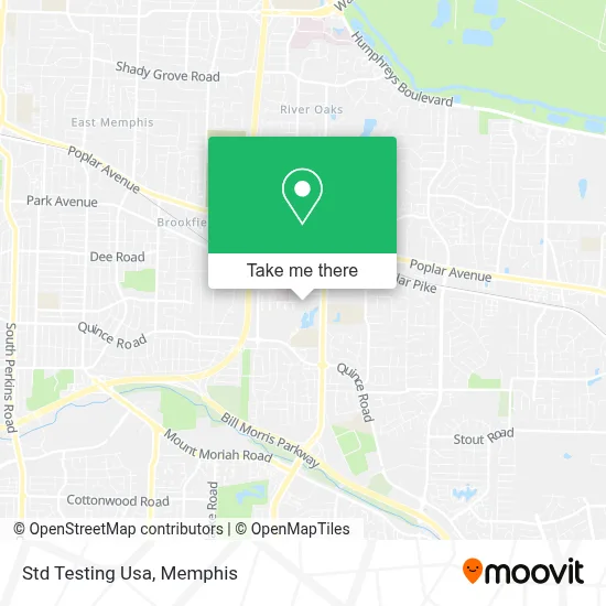 Std Testing Usa map
