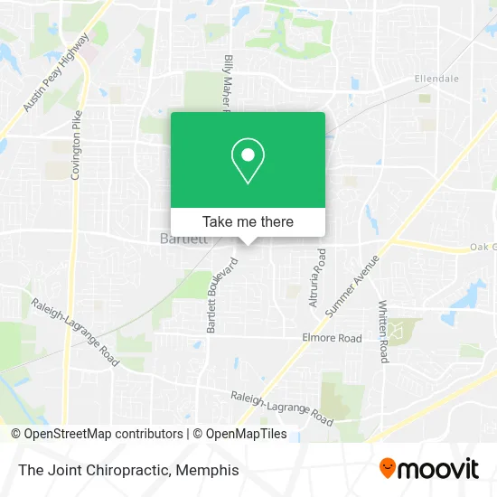 The Joint Chiropractic map