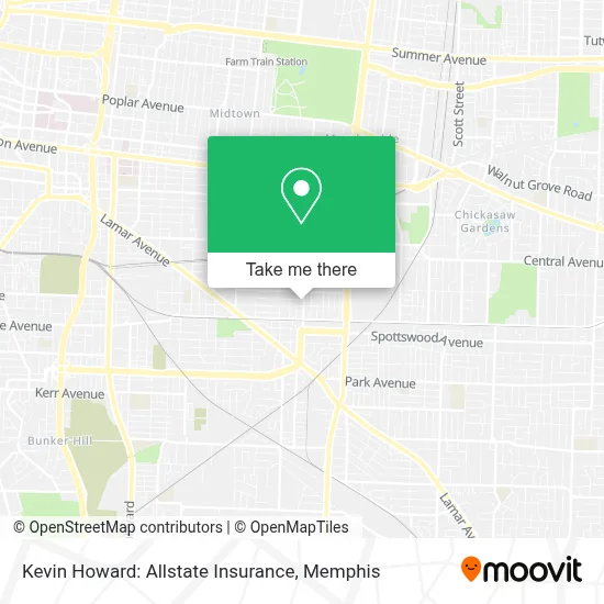 Kevin Howard: Allstate Insurance map