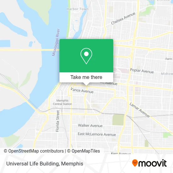 Universal Life Building map