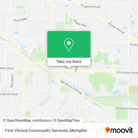 First Choice Community Services map