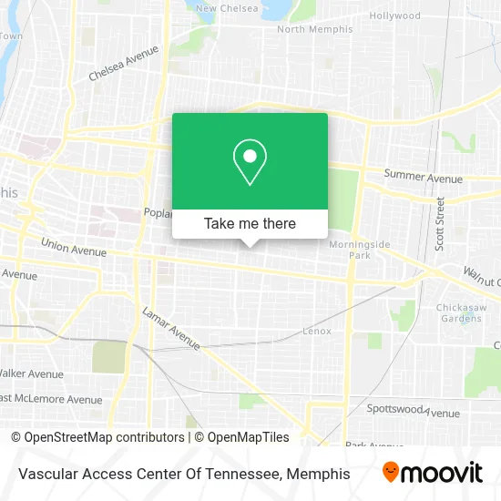 Vascular Access Center Of Tennessee map