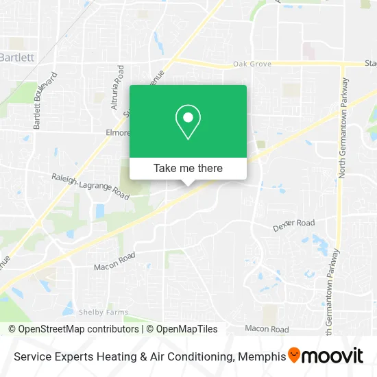 Service Experts Heating & Air Conditioning map