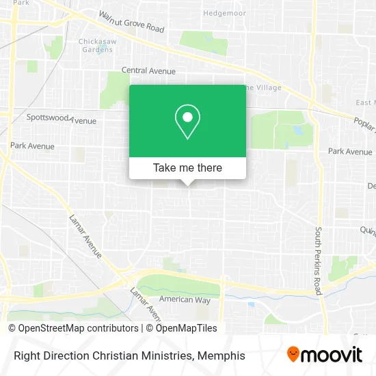 Right Direction Christian Ministries map