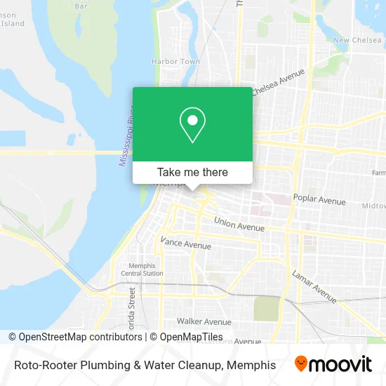 Roto-Rooter Plumbing & Water Cleanup map