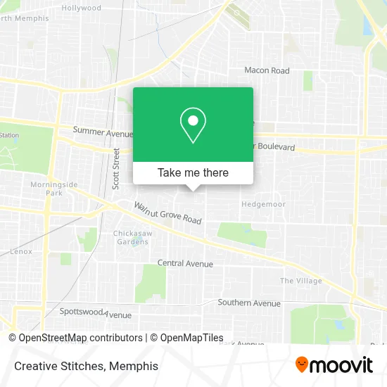 Creative Stitches map