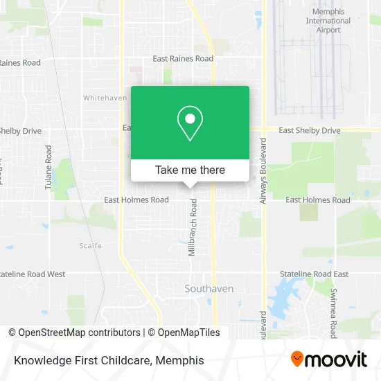 Knowledge First Childcare map