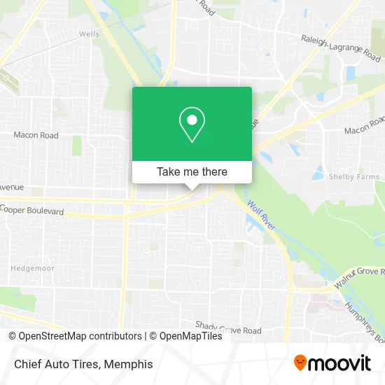 Chief Auto Tires map