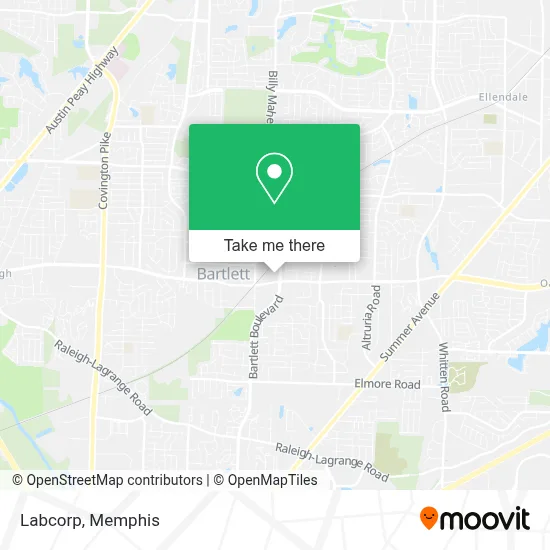 Labcorp map