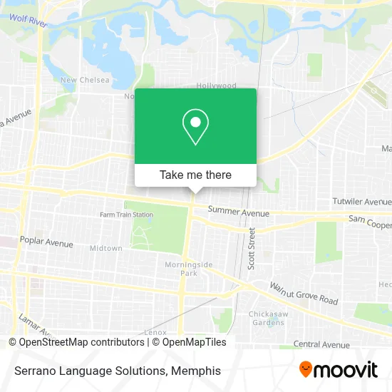 Serrano Language Solutions map